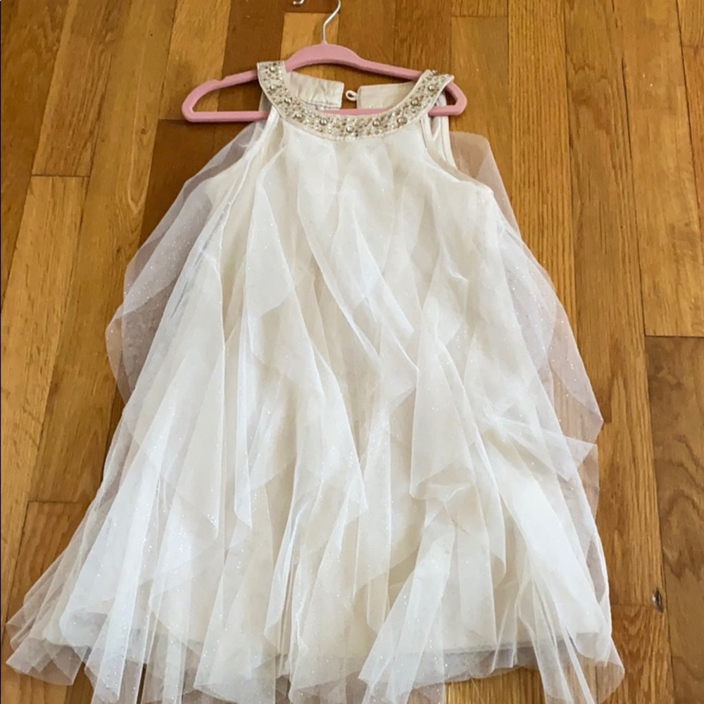 Tahari Size 5 gold dress